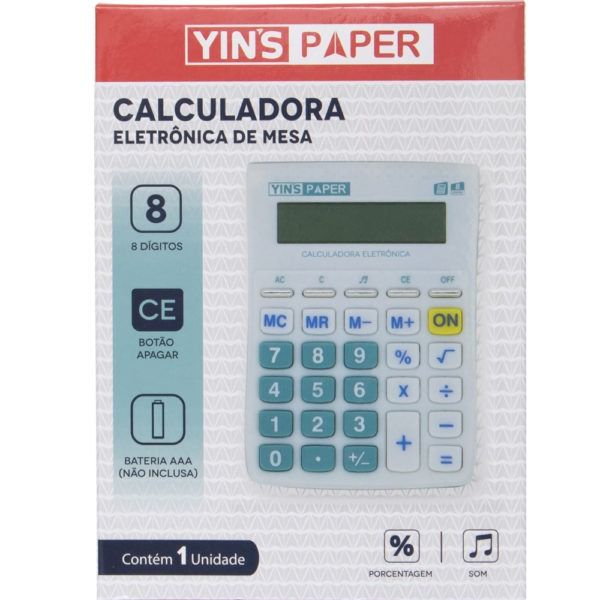 CALCULADORA YINS PAPER 7312